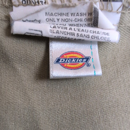 Chemise Dickies XL Beige Workwear Manches Courtes Poche Stylo