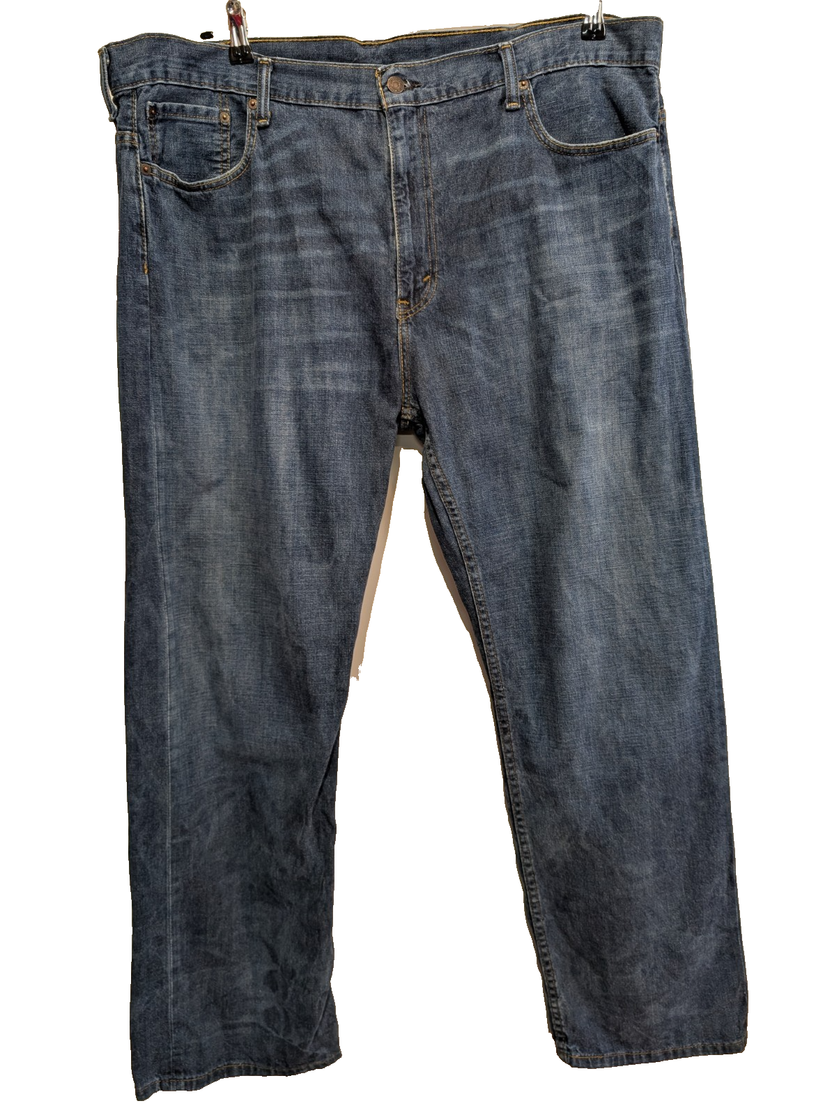Jean Levi's 569 Loose Straight Homme W40 L32 Bleu Foncé Vintage Original Denim