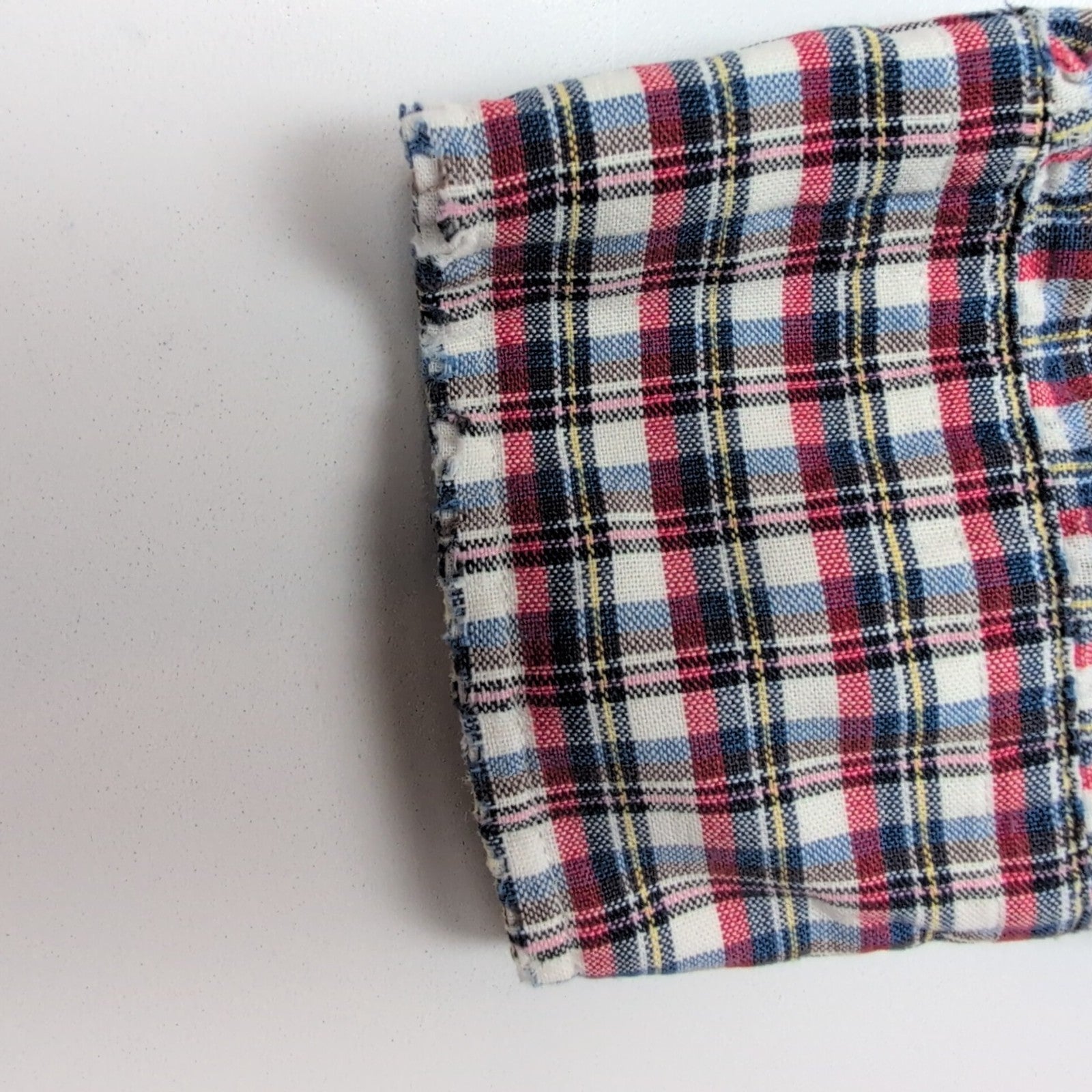 Chemise Ralph Lauren Blake S Carreaux Rouge Bleu Logo Brodé manches longues