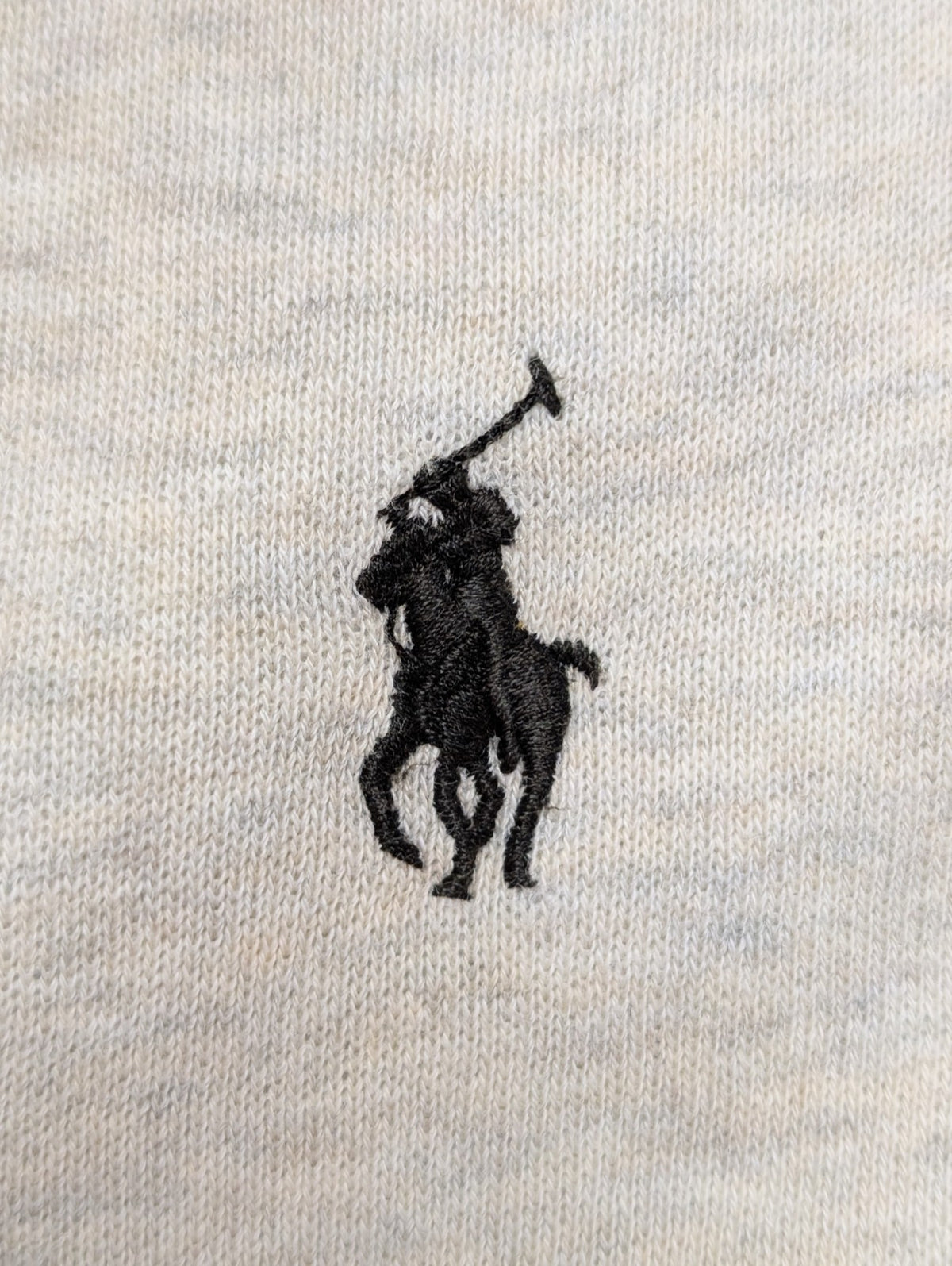 Veste Polo Ralph Lauren crème S capuche doublée motif aztèque logo noir