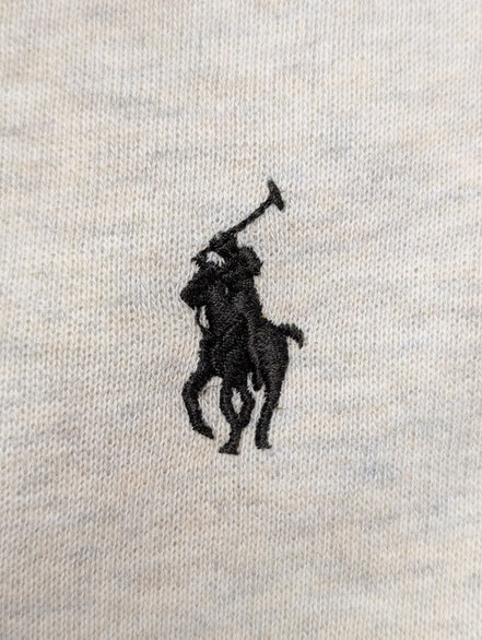Veste Polo Ralph Lauren crème S capuche doublée motif aztèque logo noir