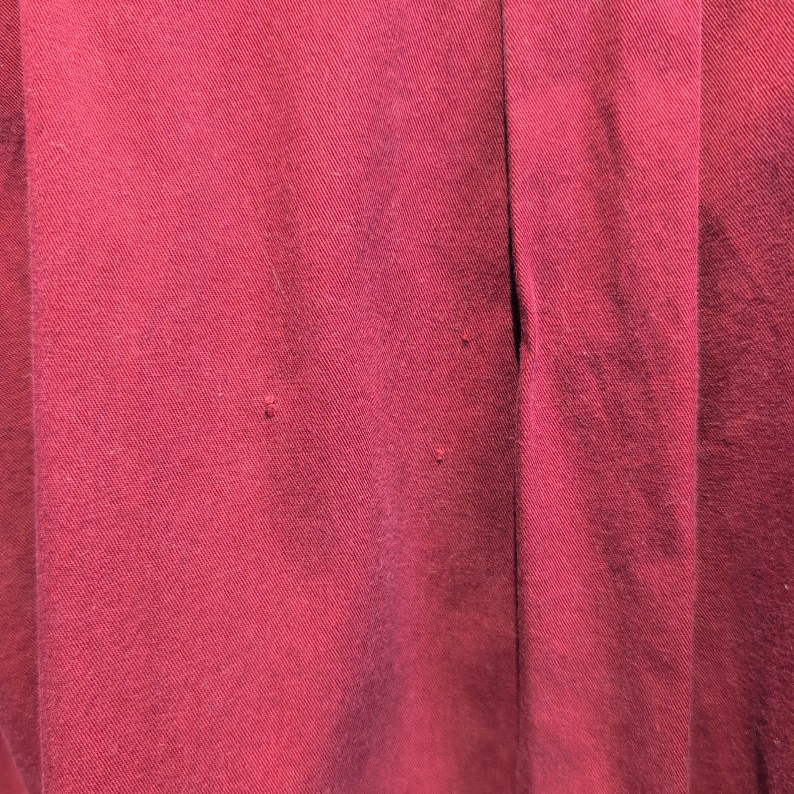 Chemise DOCKERS Homme 2XL Bordeaux Unie Manche Courte Poche