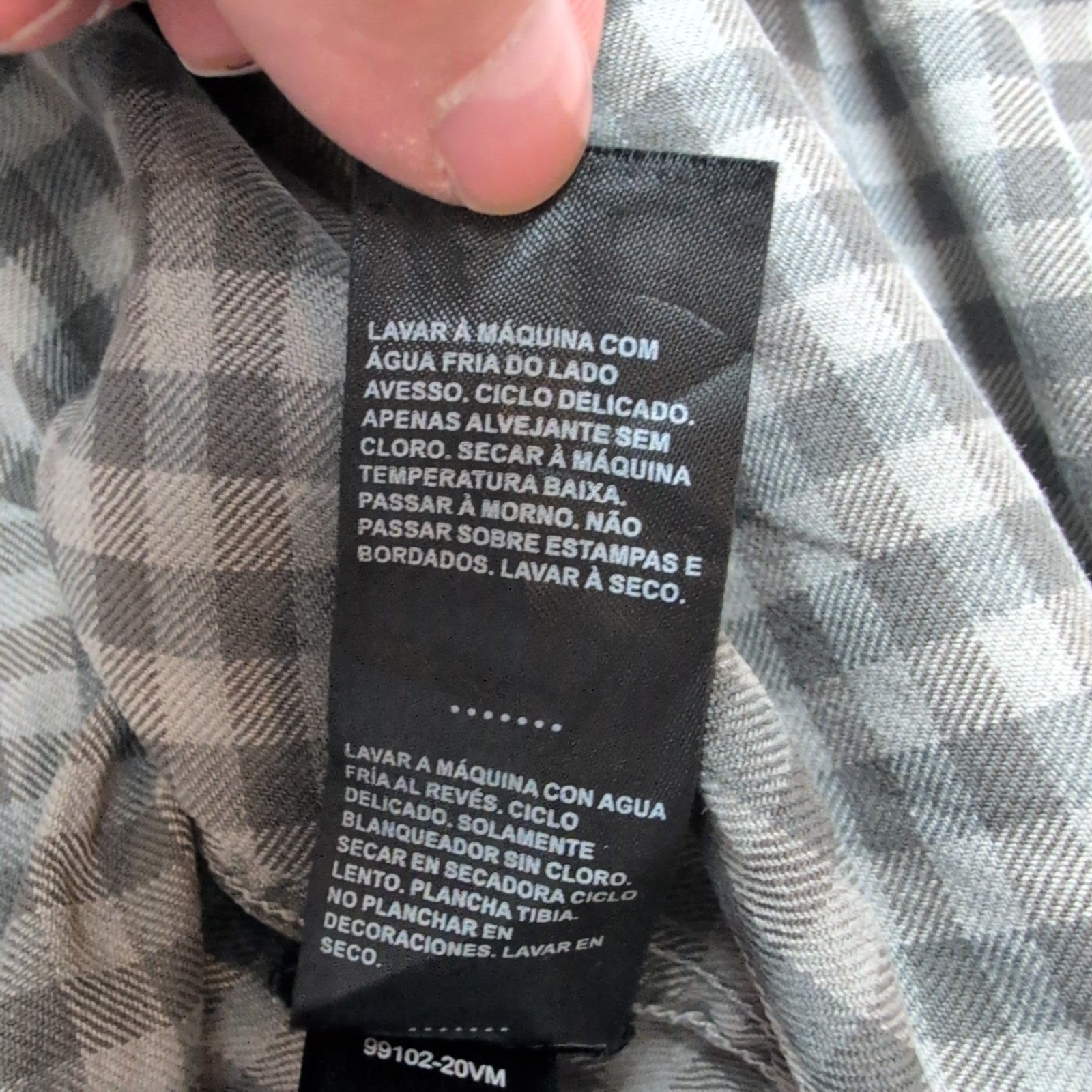 Chemise Harley Davidson Flanelle L Carreaux Gris Marron Manches Courtes