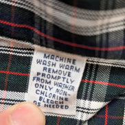 Chemise Ralph Lauren manches longues kaki à carreaux taille L #2811 18chfl