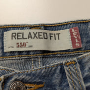 Jean Levi's 550 Relaxed Fit Homme W30 L32 Bleu Clair Vintage Original Denim