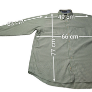 Chemise Chaps verte à rayures taille XXL #234msch