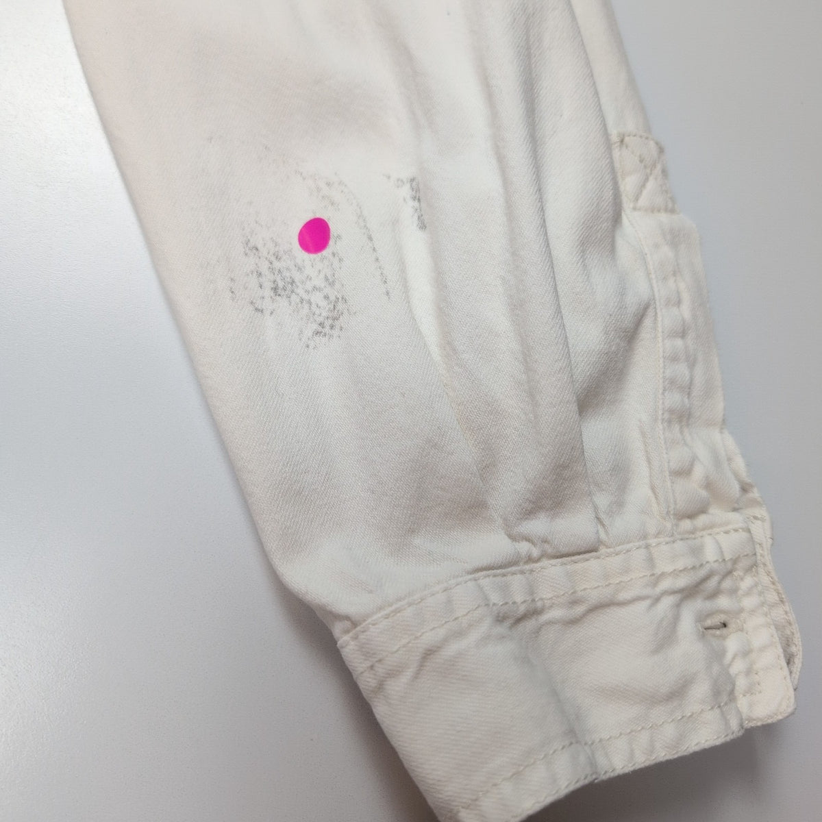 Chemise Levi's Red Tab vintage blanc 2XL denim 2 poches rare manches longues