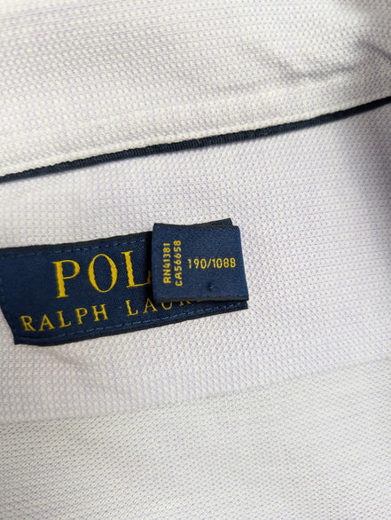 Chemise Ralph Lauren lila violet pâle manches longues taille XXL #2812