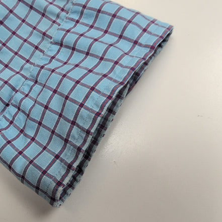 Chemise Ralph Lauren XXL Bleu Bordeaux Classic Fit Button Down Shirt