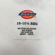 Dickies Chemise Blanche Manches Courtes Boston University Homme M L