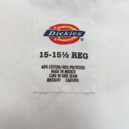 Dickies Chemise Blanche Manches Courtes Boston University Homme M L