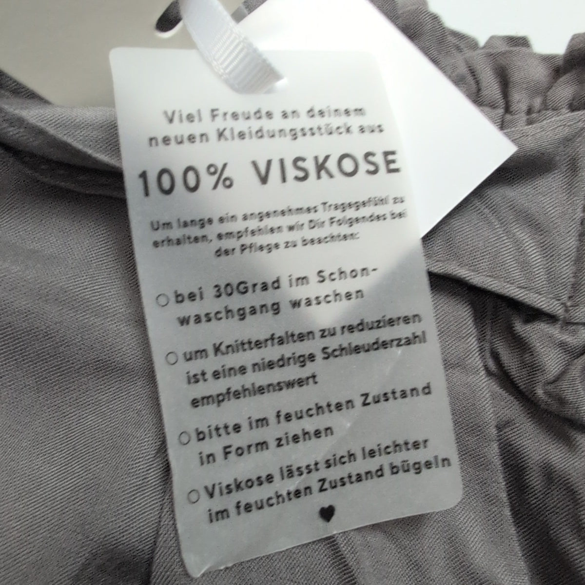 Short Femme XS Fresh Made Gris 100% Viscose Fluide Neuf
