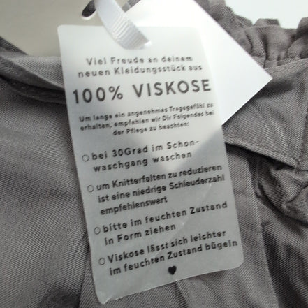 Short Femme XS Fresh Made Gris 100% Viscose Fluide Neuf
