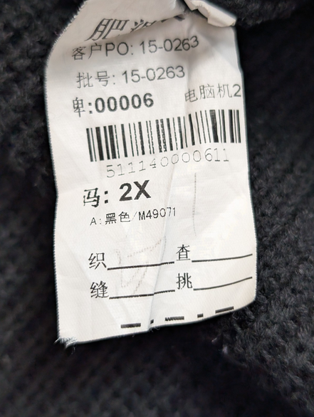 Pull Lauren Ralph Lauren Femme XXL Noir Coton Col Rond Nœud à Pois