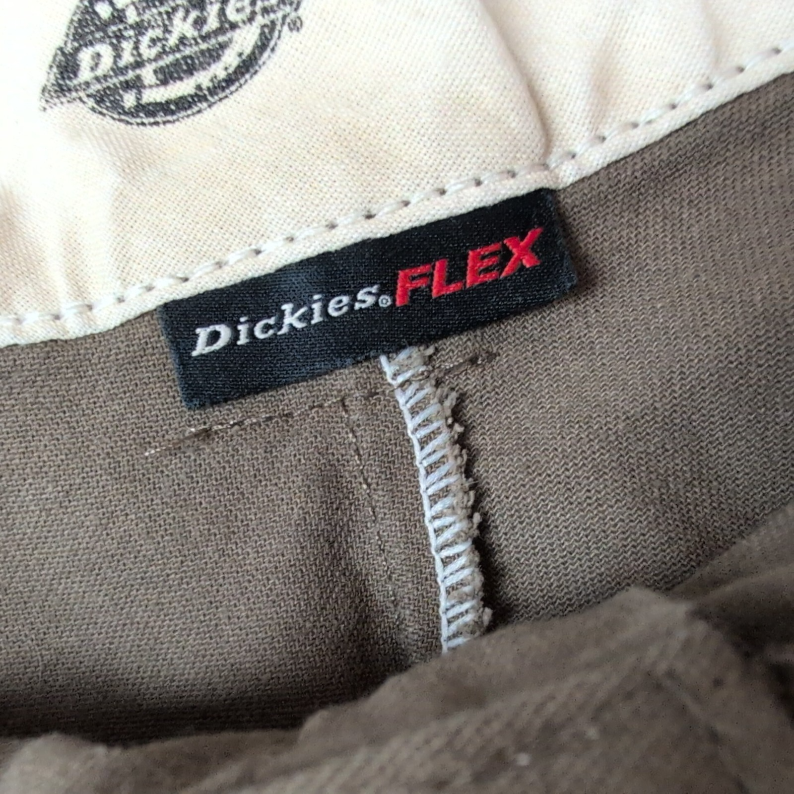 Short Dickies Cargo Marron Homme W38 Relaxed Fit Flex Multi Poches Très Bon État