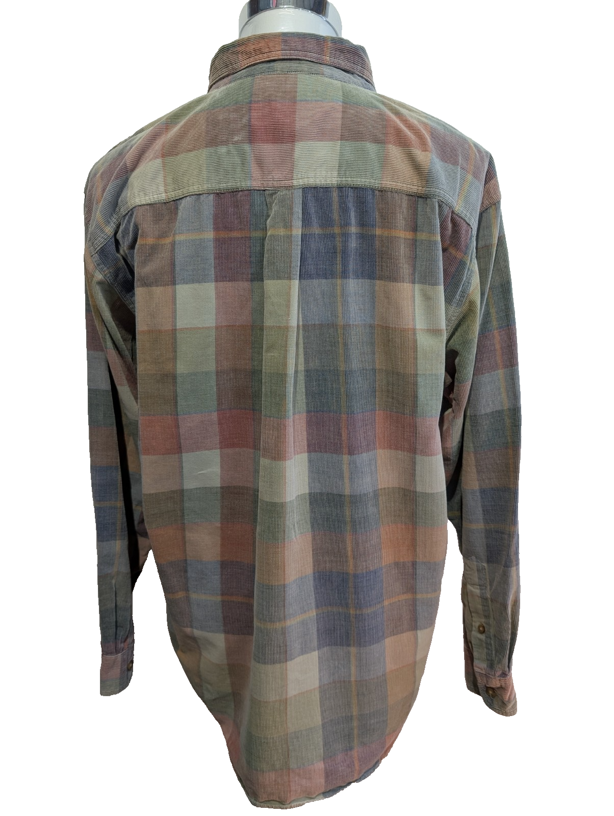 The Territory Ahead L Corduroy Shirt Flannel Chemise Velours Côtelé