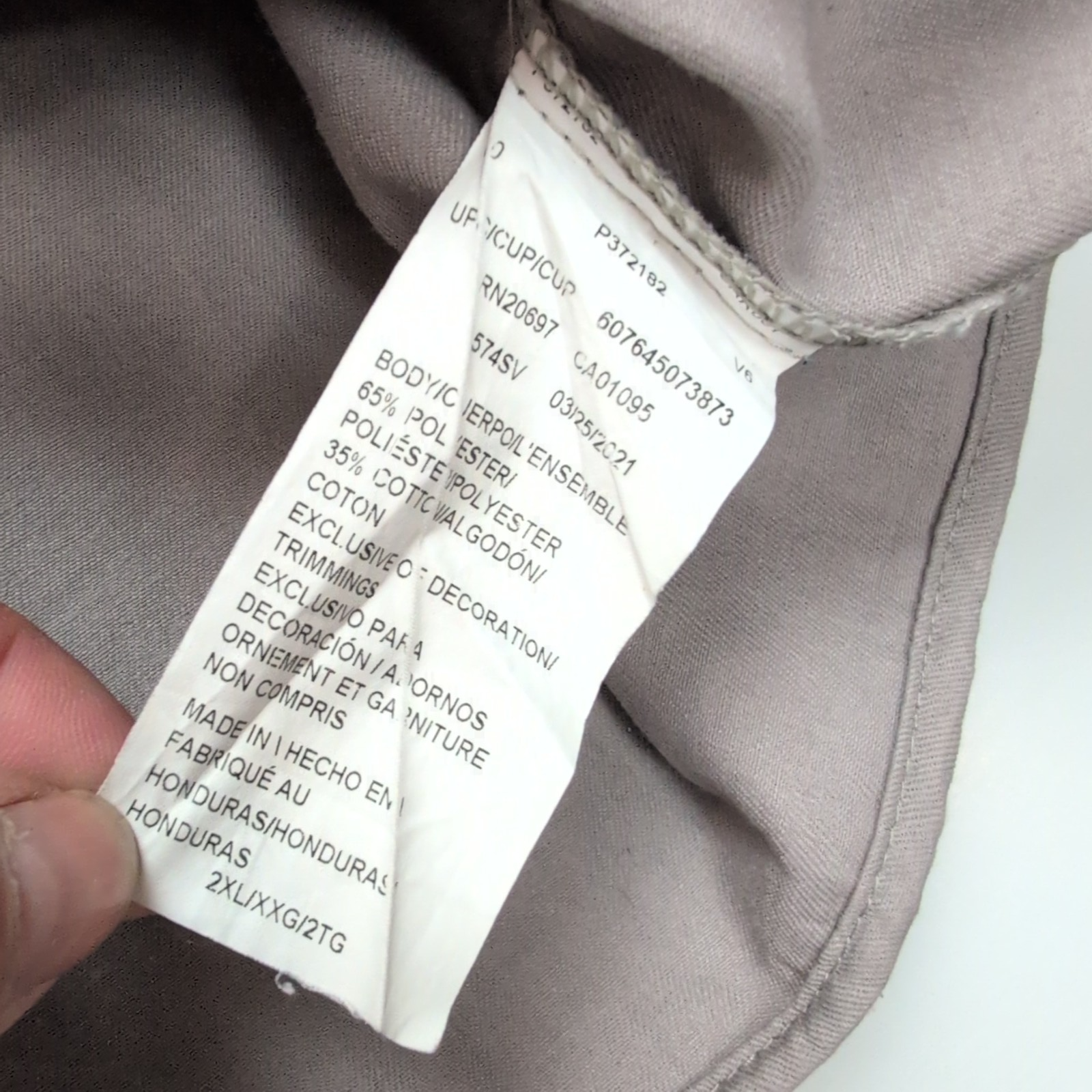 Chemise Dickies 2XL Crème Manches courtes 2 Poches Workwear Poche Stylo