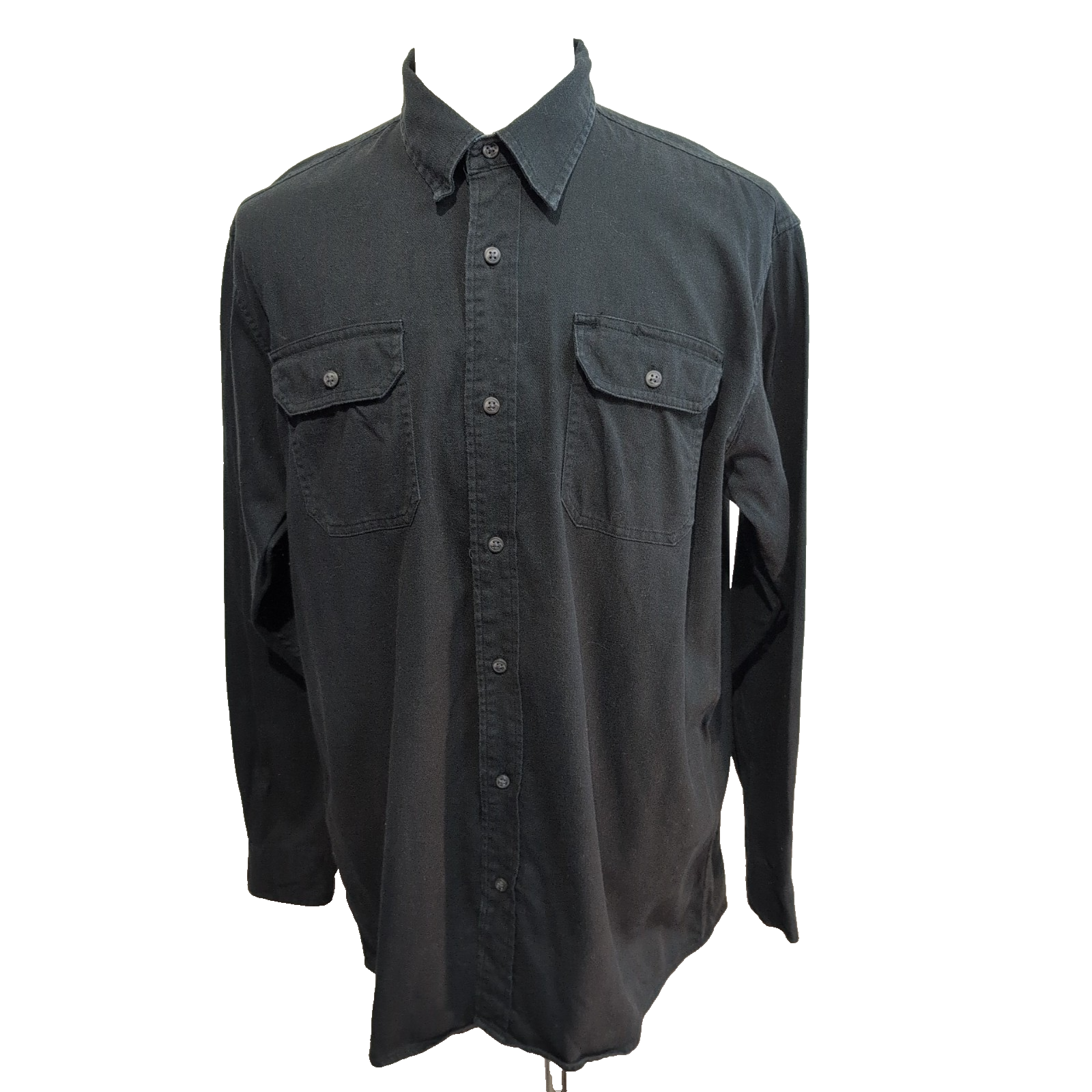 Chemise Wrangler Comfort Flex Stretch Manches Longues Noire Taille XL