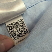 Chemise Tommy Hilfiger Bleu Clair Manches Courtes 1 Poche Taille XL