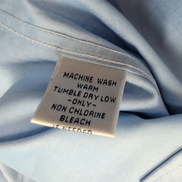 Chemise Cooper & Stewart XL Tall Neuve Étiquette Coton Stretch Bleu Unie
