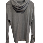 Sweat à capuche Polo Ralph Lauren M gris chiné logo noir coton hoodie