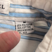 Chemise Levis Silver Label M Rayures Bleu 2 Poches Manches Courtes