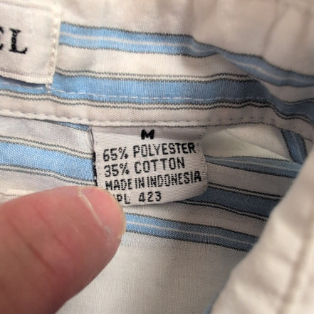 Chemise Levis Silver Label M Rayures Bleu 2 Poches Manches Courtes