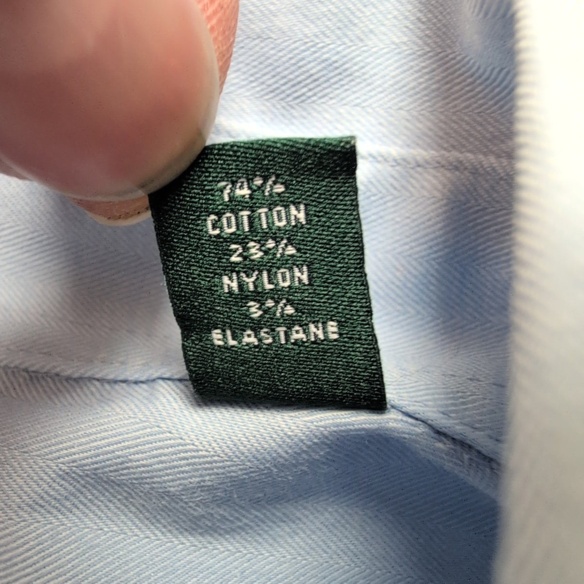 Chemise Lauren Ralph Lauren XL Bleu Rayures Regular Fit Performance Stretch