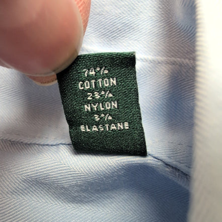 Chemise Lauren Ralph Lauren XL Bleu Rayures Regular Fit Performance Stretch
