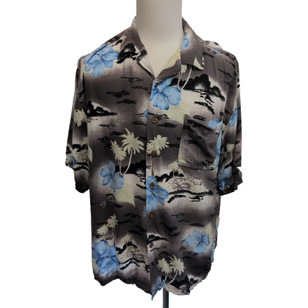 Chemise Hawaïenne Original Island Sport XL XXL Florale Rayonne