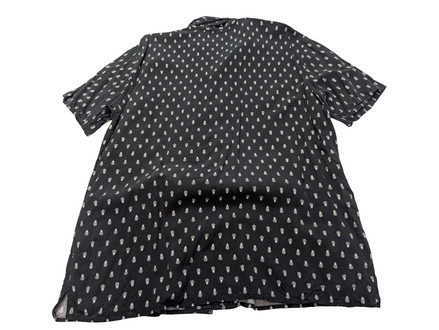 Chemise hawaïenne Old Navy noir et blanche ananas taille M