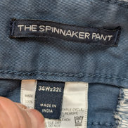 Pantalon NAUTICA 5 Poches Bleu Marine ⚓ Taille W34 L32 Style Jean Très Bon État