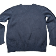 Sweat Tommy Hilfiger vintage bleu marine enfant col rond taille M
