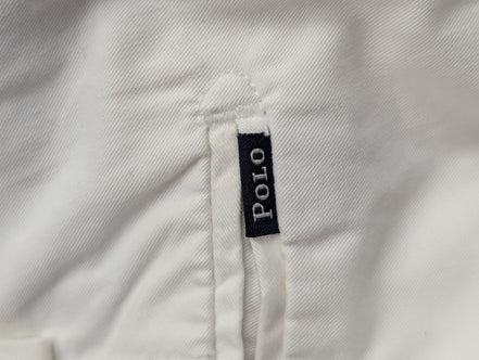 Pantalon chino Polo Ralph Lauren Classic Fit W42 L30 blanc coton Pima