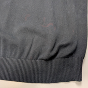 Pull col zippé Tommy Hilfiger vintage noir profond homme taille L/XL