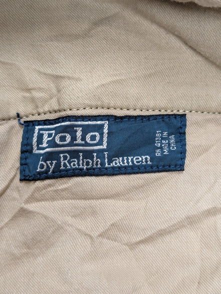 Pantalon Velours côtelé Polo Ralph Lauren W42 L30 Vert Bouteille Vintage