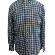CHEMISE CHAPS FLANELLE DOUBLÉE M Bleue Carreaux VESTE Workwear