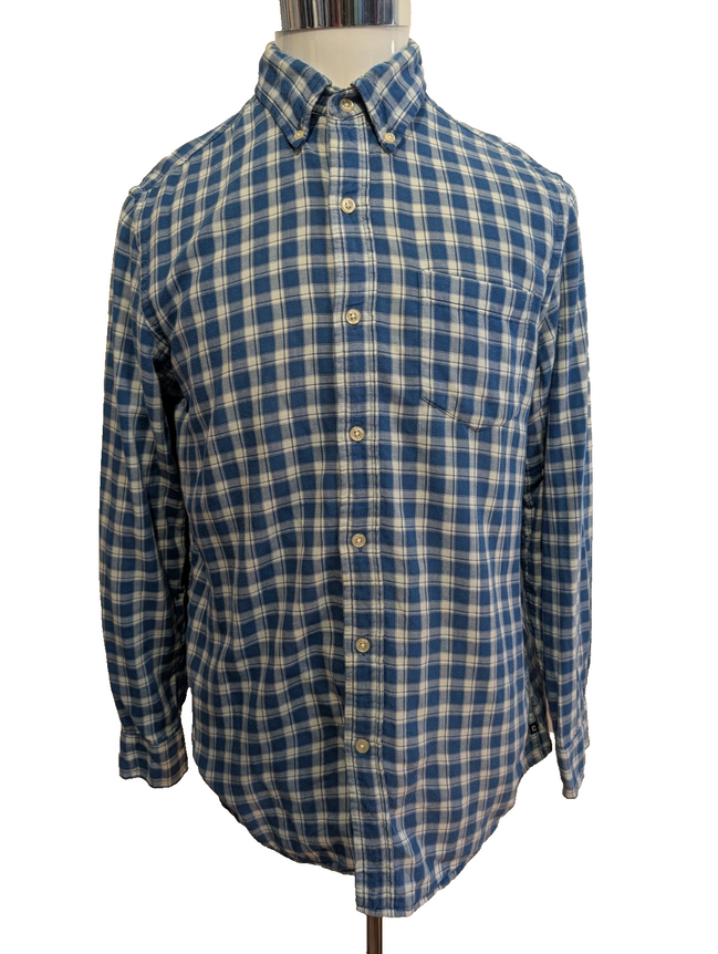 CHEMISE CHAPS FLANELLE DOUBLÉE M Bleue Carreaux VESTE Workwear