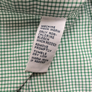 Chemise Ralph Lauren M Verte Carreaux Custom Fit Shirt Button Down Coton