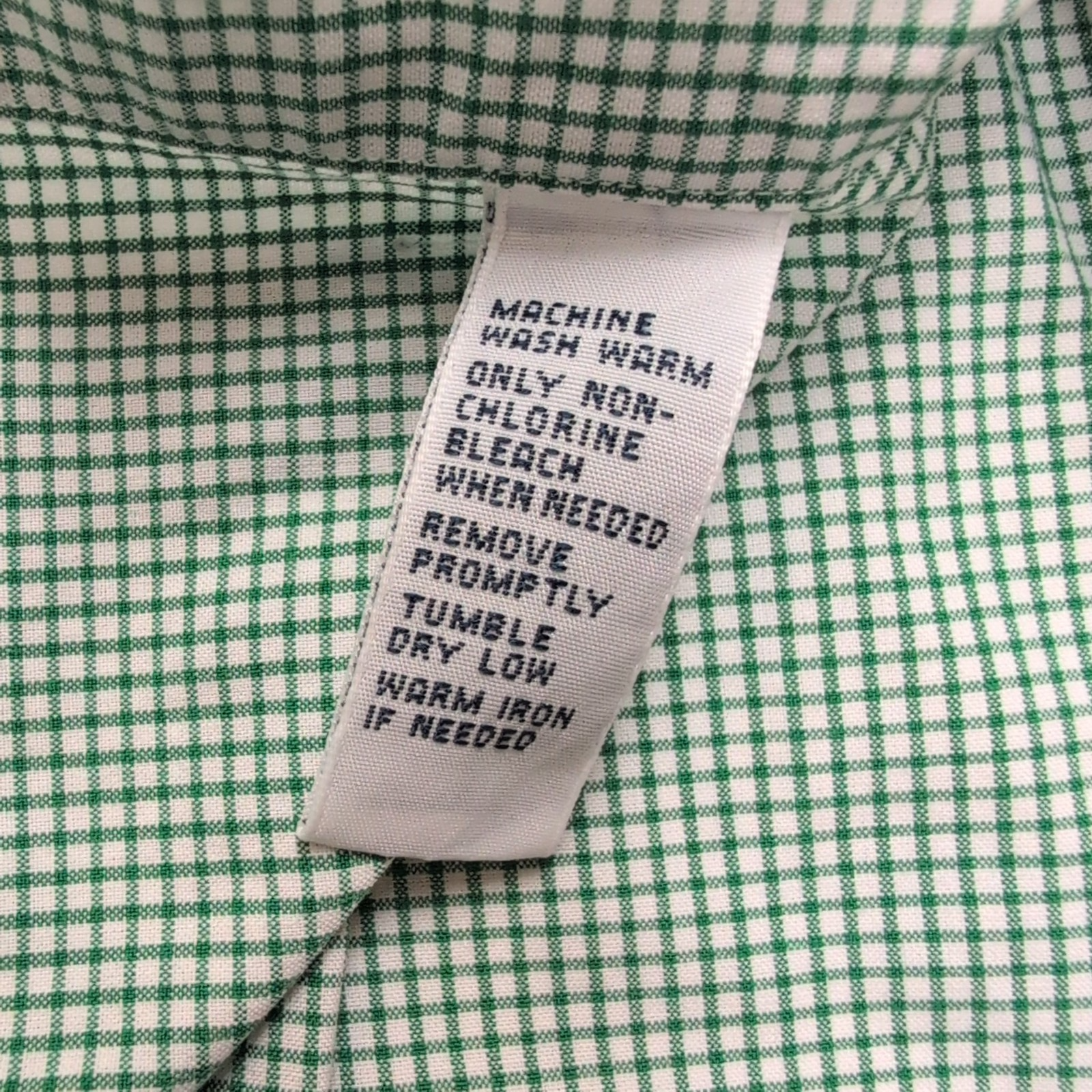 Chemise Ralph Lauren M Verte Carreaux Custom Fit Shirt Button Down Coton
