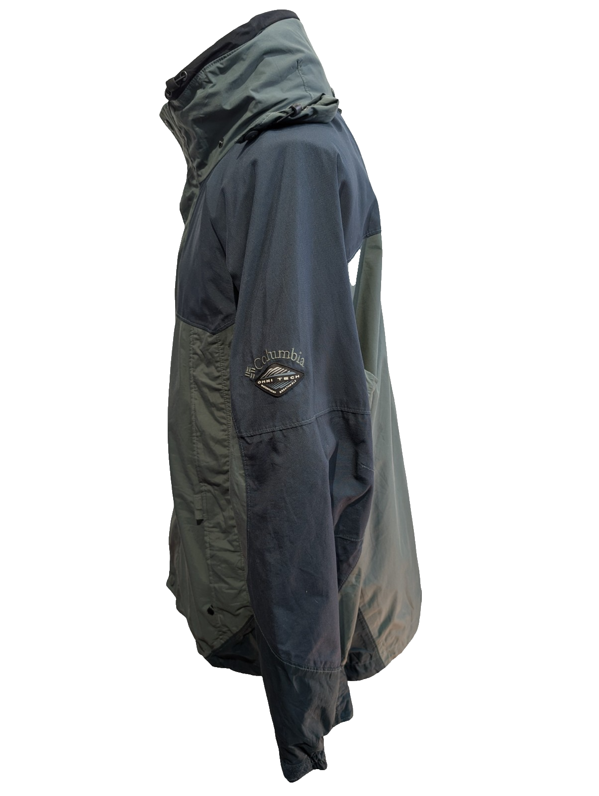 Blouson Columbia Homme L Imperméable Kaki Veste Technique HailStorm Omni-Tech