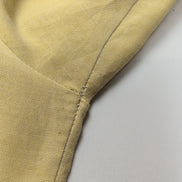 Chemise Lancer M Jaune Never Needs Ironing Button Down Vintage