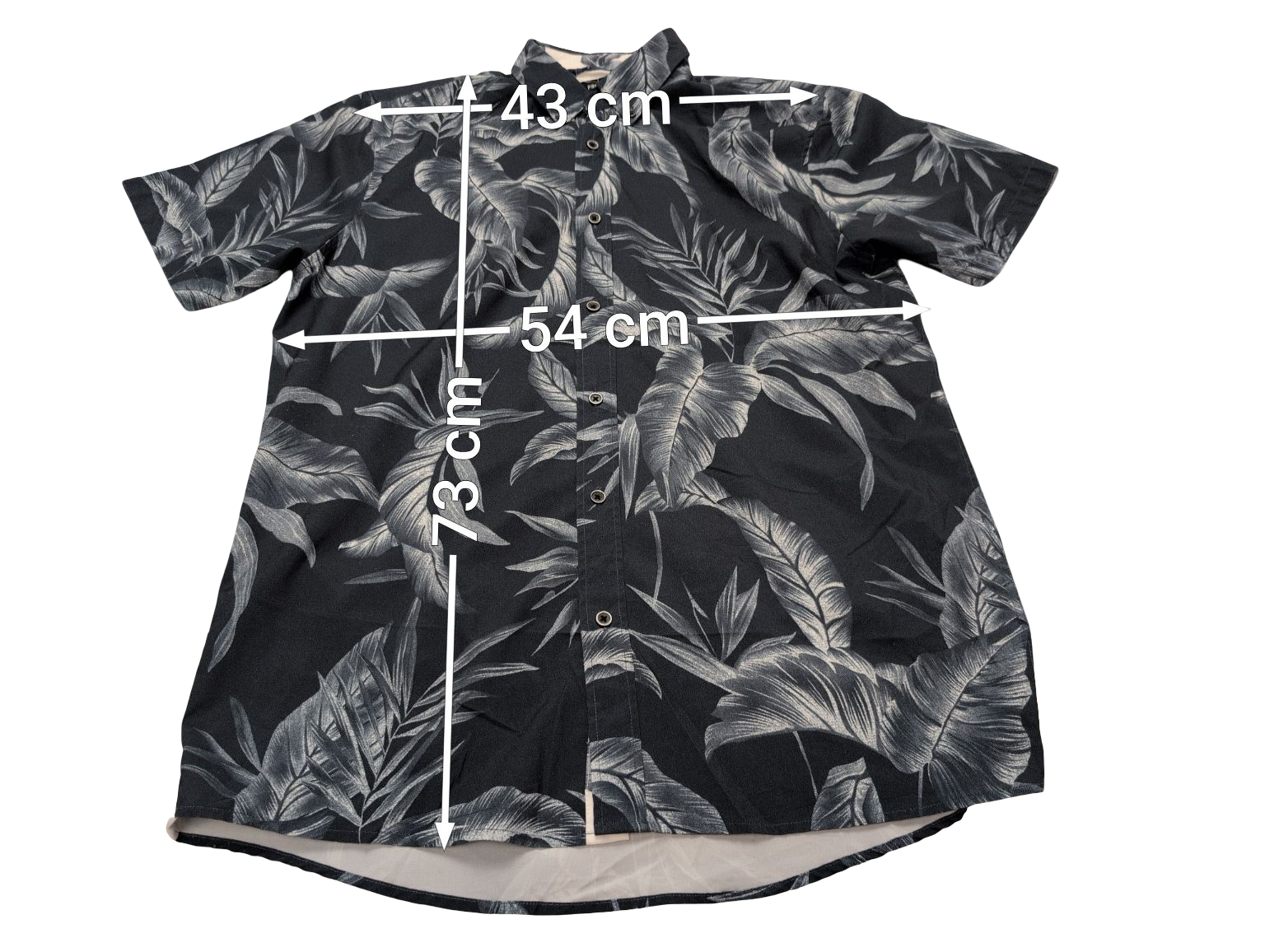 Chemise hawaïenne Fried manches courtes taille L #581 hawaienne