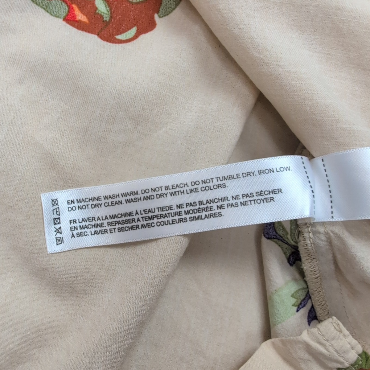 Chemise Hawaïenne Denim & Flower Beige Ananas Coton Modal Taille S