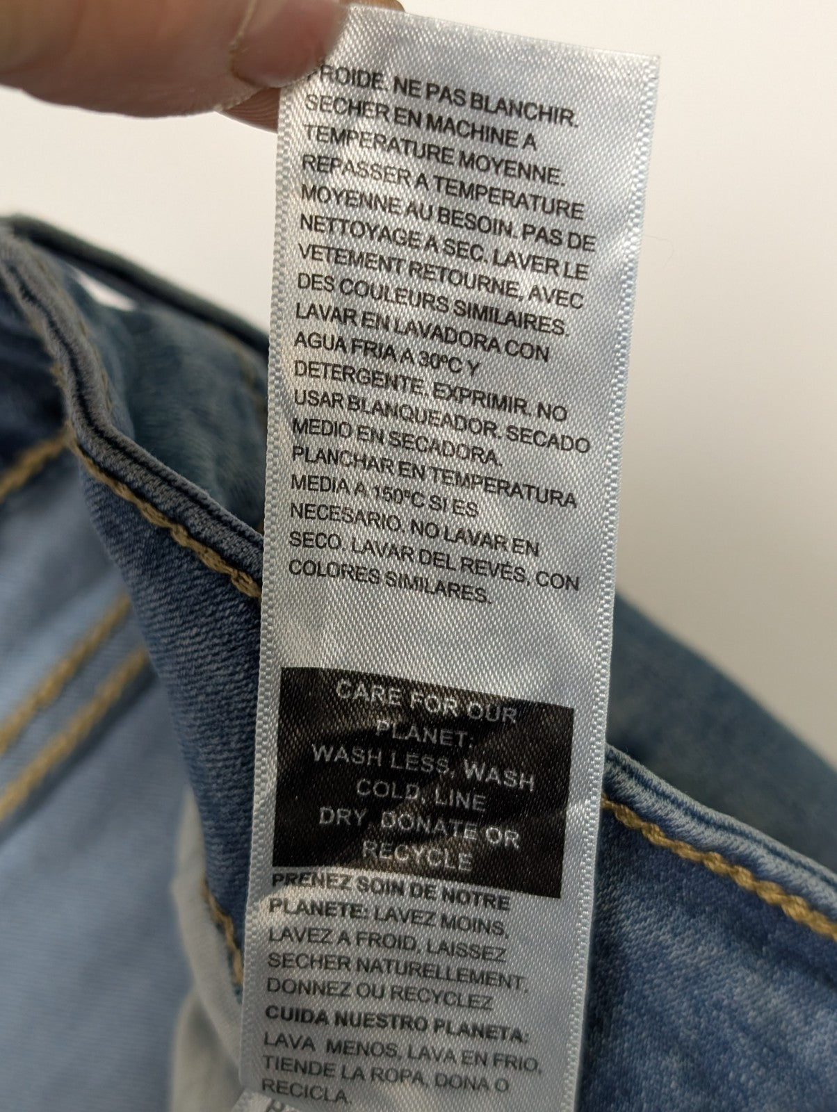 Jean Levi's Denizen Femme Bleu Clair High Rise Skinny W30 L28 T40