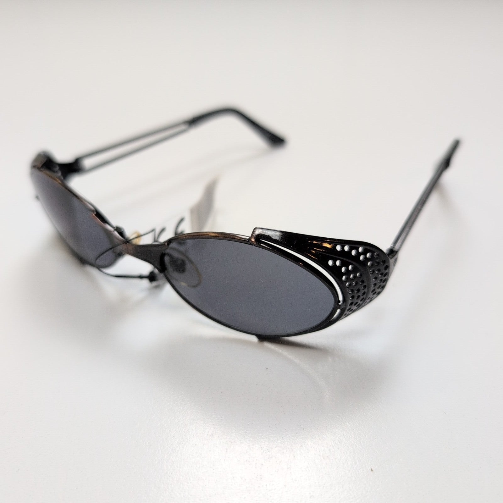 Lunettes de soleil Y2K Branche large Bronze Chrome Style Vintage Steampunk