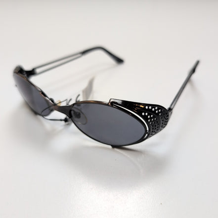 Lunettes de soleil Y2K Branche large Bronze Chrome Style Vintage Steampunk