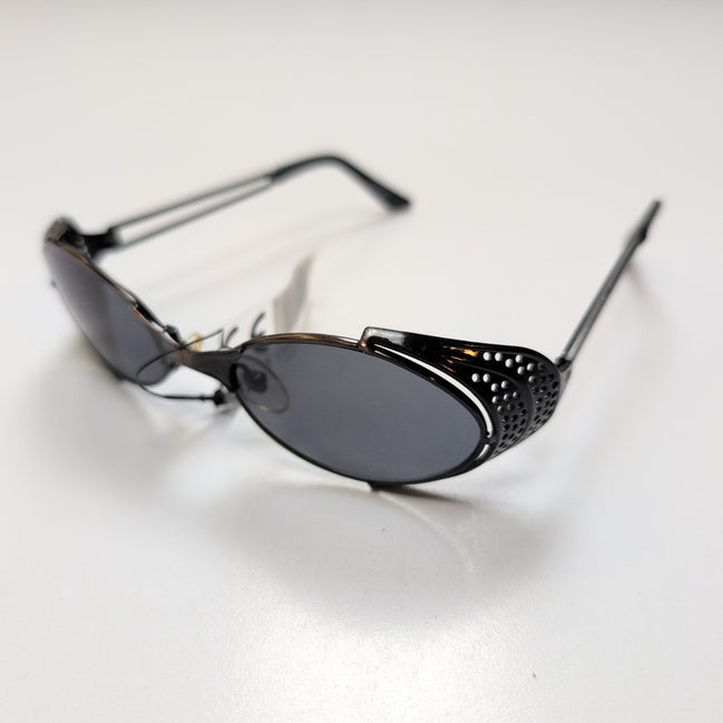Lunettes de soleil Y2K Branche large Bronze Chrome Style Vintage Steampunk