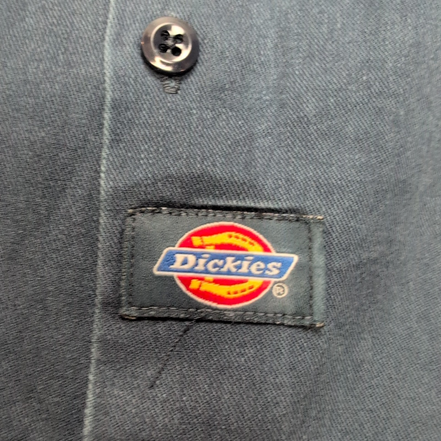 Chemise Dickies M Bleu Marine Workwear Manches Courtes 2 Poches Logo