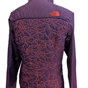 Veste Matelassée The North Face Violet Motifs Lotus Fluo - Taille S M